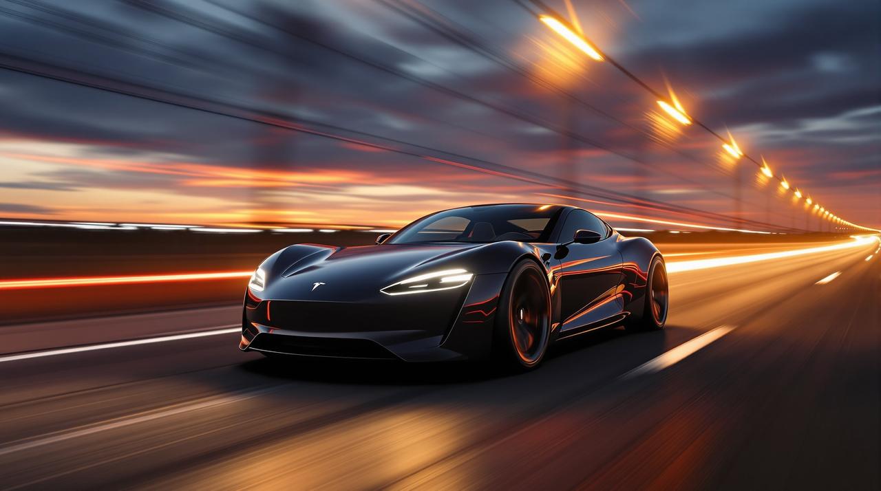 特斯拉 Roadster 2026 首次公路测试曝光：0-100km/h 仅需 1.1 秒